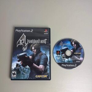 Resident Evil 4 PS2 Capcom Black Label no Manual